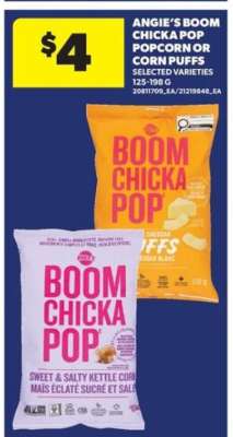 Angie’s Boom Chicka Pop Popcorn or Corn Puffs