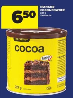 NO NAME COCOA POWDER