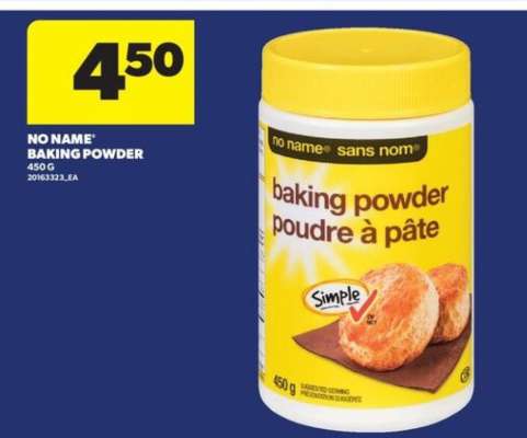 NO NAME BAKING POWDER