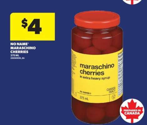 No Name Maraschino Cherries