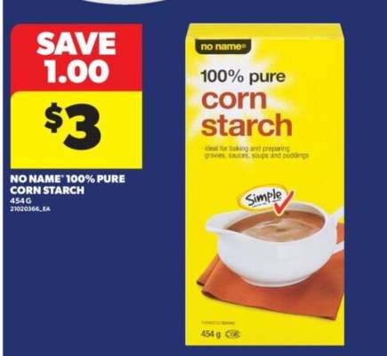 NO NAME 100% PURE CORN STARCH