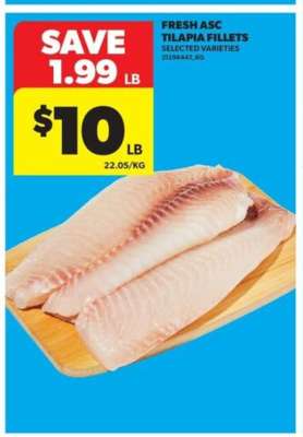 FRESH ASC TILAPIA FILLETS