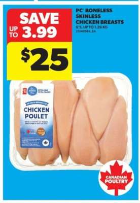 PC Boneless Skinless Chicken Breasts