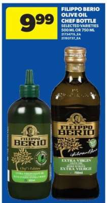Filippo Berio Olive Oil Chef Bottle