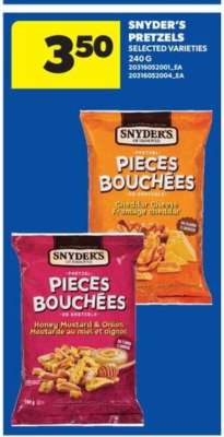 SNYDER'S PRETZELS