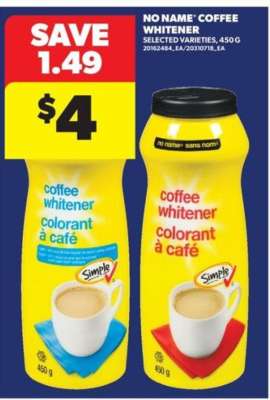 No Name Coffee Whitener