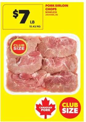 Pork Sirloin Chops