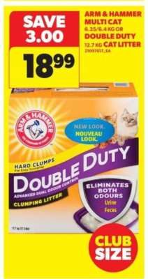 Arm & Hammer Multi Cat or Double Duty Cat Litter