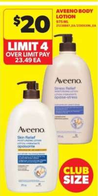 AVEENO BODY LOTION
