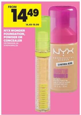 NYX Wonder Foundation, Powder or Concealer