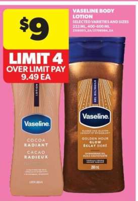 Vaseline Body Lotion