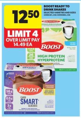 Boost Ready-to-Drink Shakes