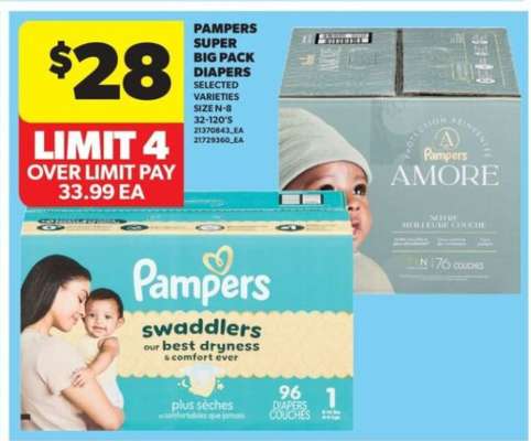 Pampers Super Big Pack Diapers