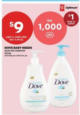 Dove Baby Needs