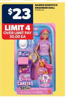 Barbie Robotics Engineer Doll