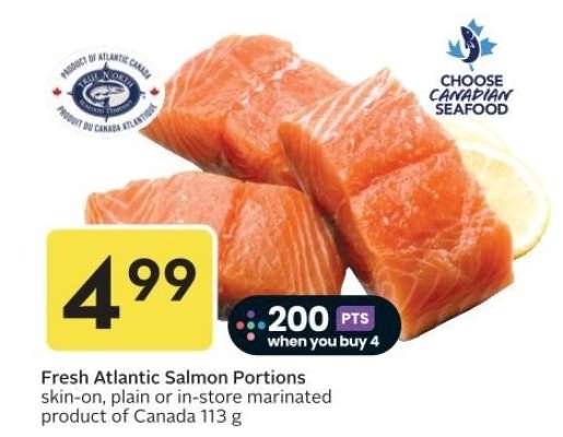 FRESH ATLANTIC SALMON PORTIONS