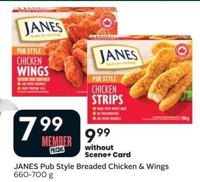 JANES PUB STYLE BREADED CHICKEN WINGS