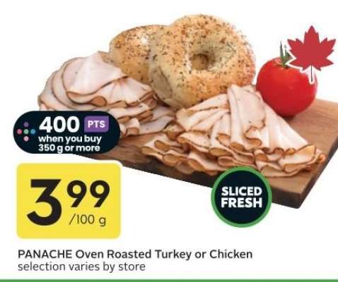 PANACHE Oven Roasted Turkey or Chicken