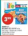 QUAKER LIFE, KELLOGG'S RICE KRISPIES