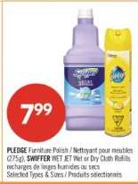 PLEDGE Furniture Polish / SWIFFER WET JET