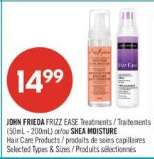 JOHN FRIEDA FRIZZ EASE Treatments / SHEA MOISTURE