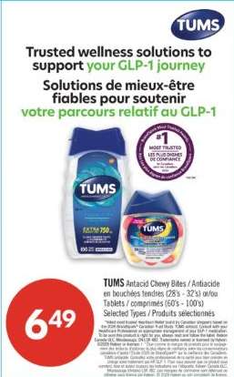 TUMS Antacid Chewy Bites