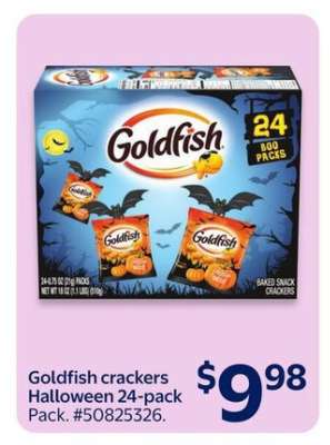 Goldfish crackers Halloween 24-pack