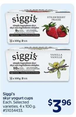 Siggi's skyr yogurt cups