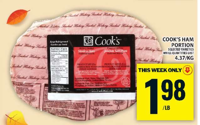 Cook's Ham Portion