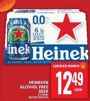 Heineken Alcohol Free Beer