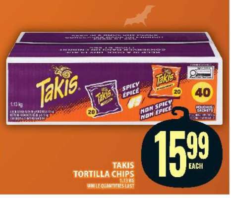 TAKIS TORTILLA CHIPS