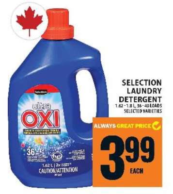 SELECTION LAUNDRY DETERGENT