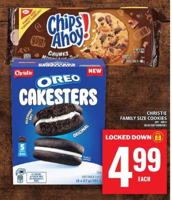 CHRISTIE FAMILY SIZE COOKIES