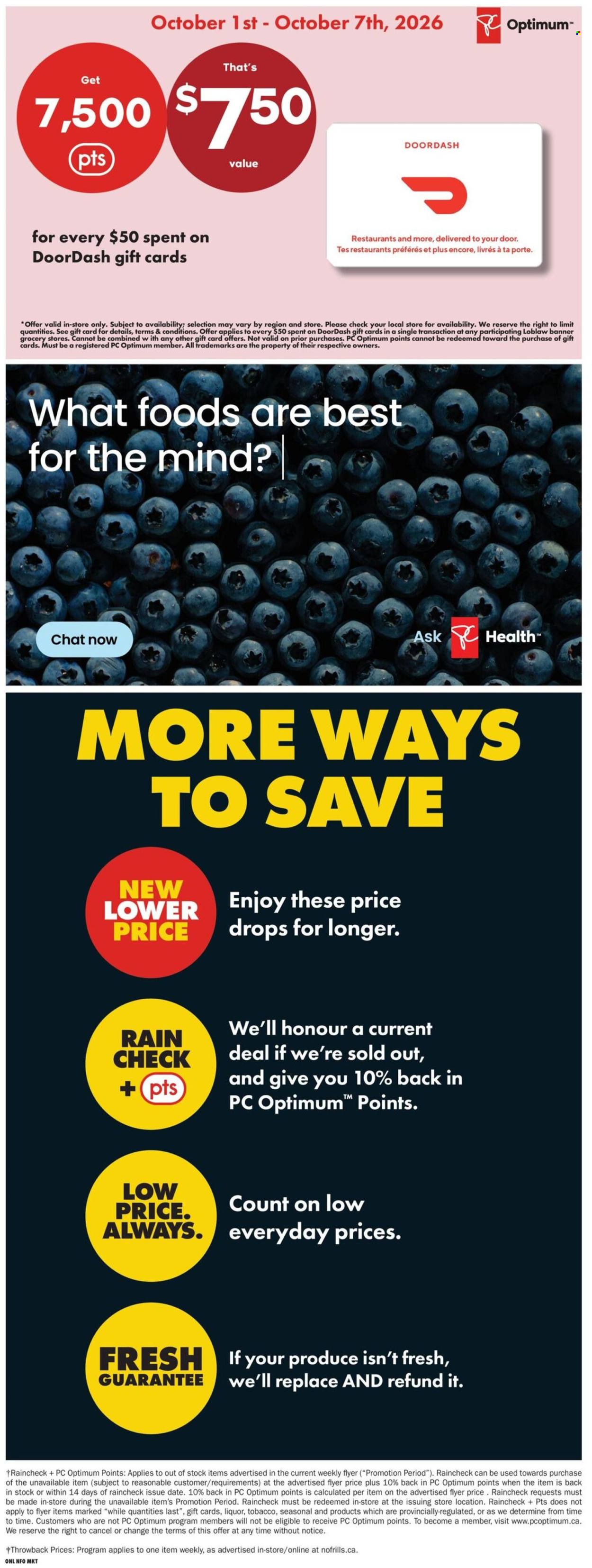 No Frills flyer - October 01, 2026 - October 07, 2026. Page 21
