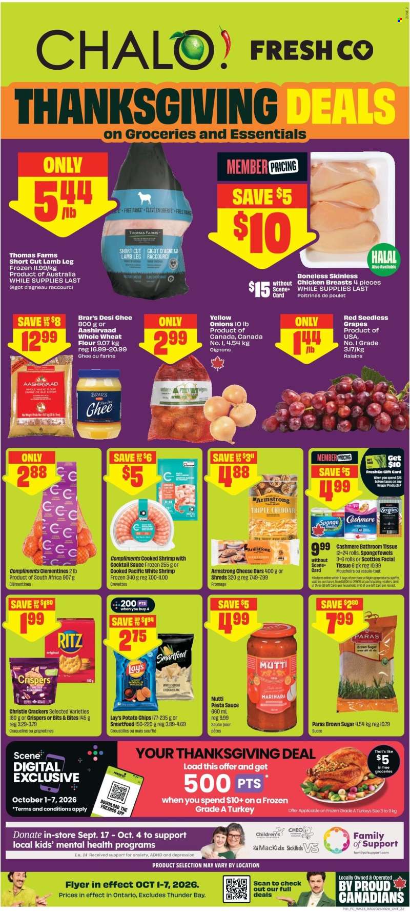 Chalo! FreshCo. Flyer - October 01, 2026 - October 07, 2026.