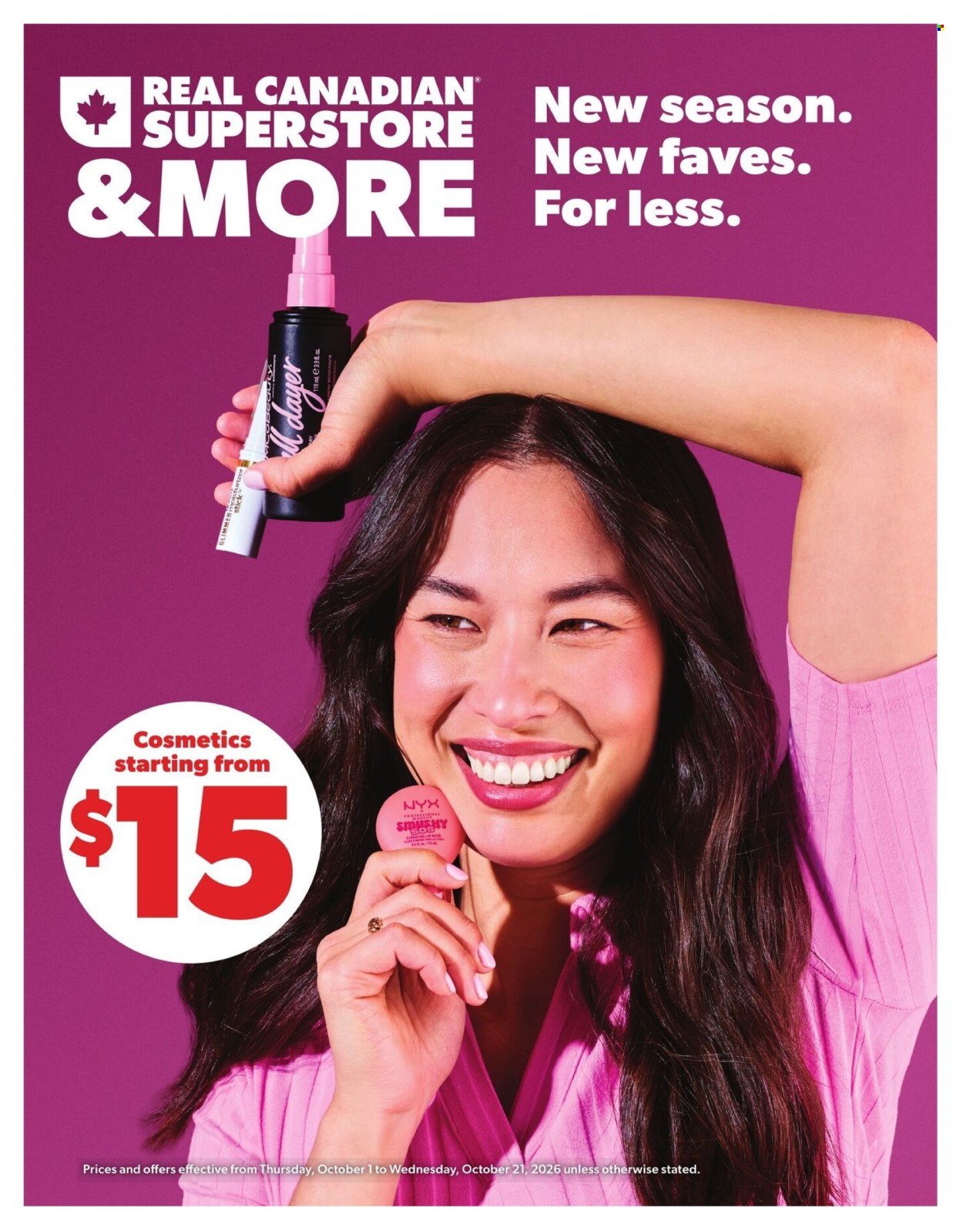 Real Canadian Superstore flyer - October 01, 2026 - October 21, 2026. Page 1