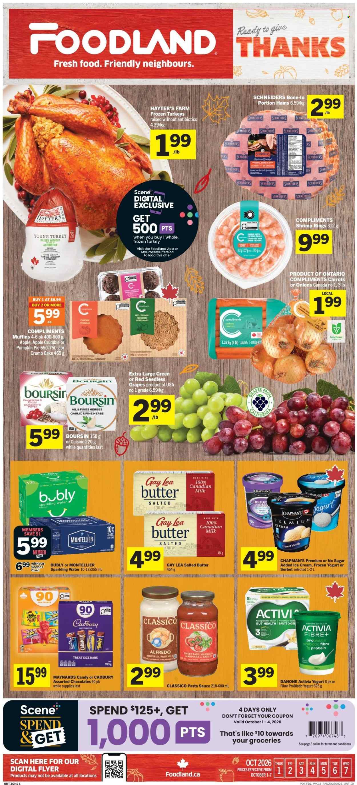 Foodland flyer - October 01, 2026 - October 07, 2026. Page 1