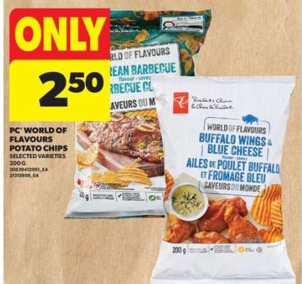 PC World of Flavours Potato Chips