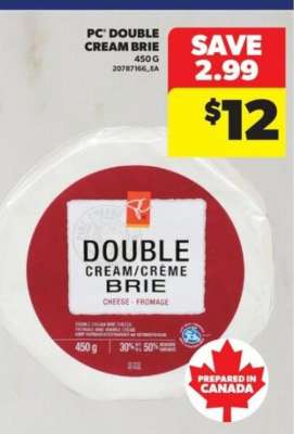 PC DOUBLE CREAM BRIE