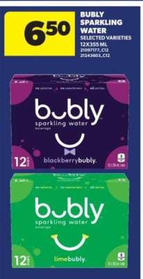 Bubly Sparkling Water