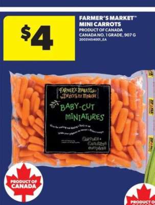 FARMER'S MARKET MINI CARROTS