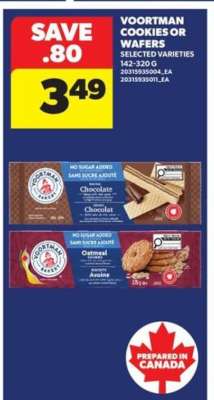 VOORTMAN COOKIES OR WAFERS