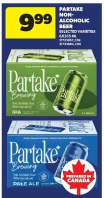 Partake non-alcoholic beer