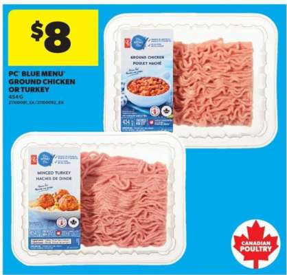 PC Blue Menu Ground Chicken or Turkey