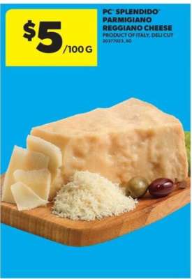PC Splendido Parmigiano Reggiano Cheese