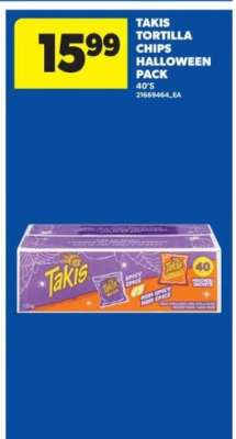Takis Tortilla Chips Halloween Pack