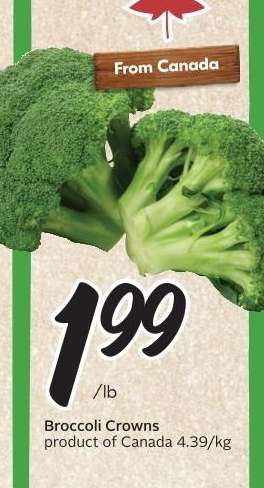 BROCCOLI CROWNS