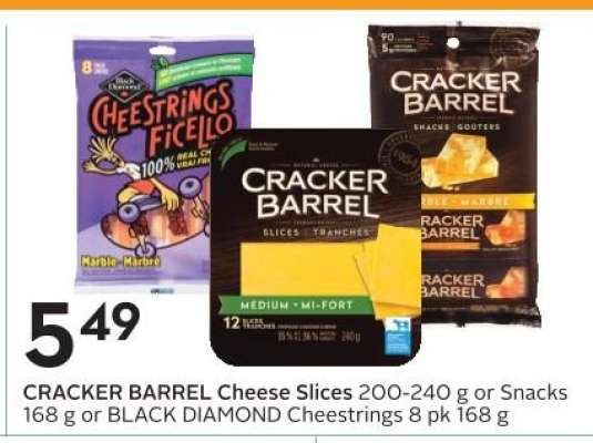 Cracker Barrel Cheese Slices