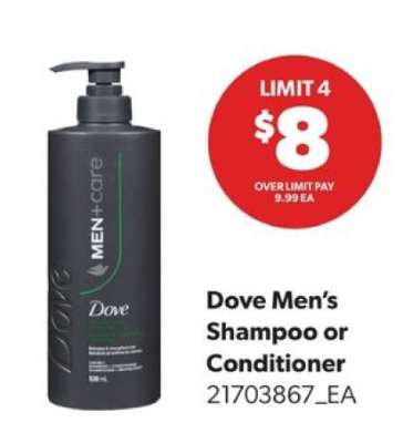 Dove Men's Shampoo or Conditioner