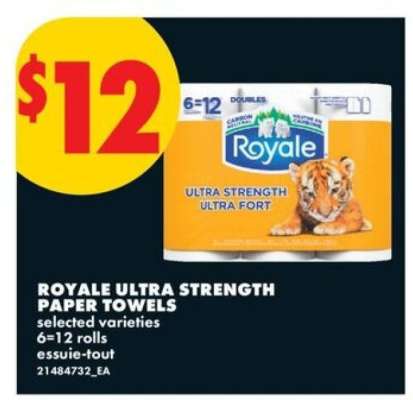 Royale Ultra Strength paper towels